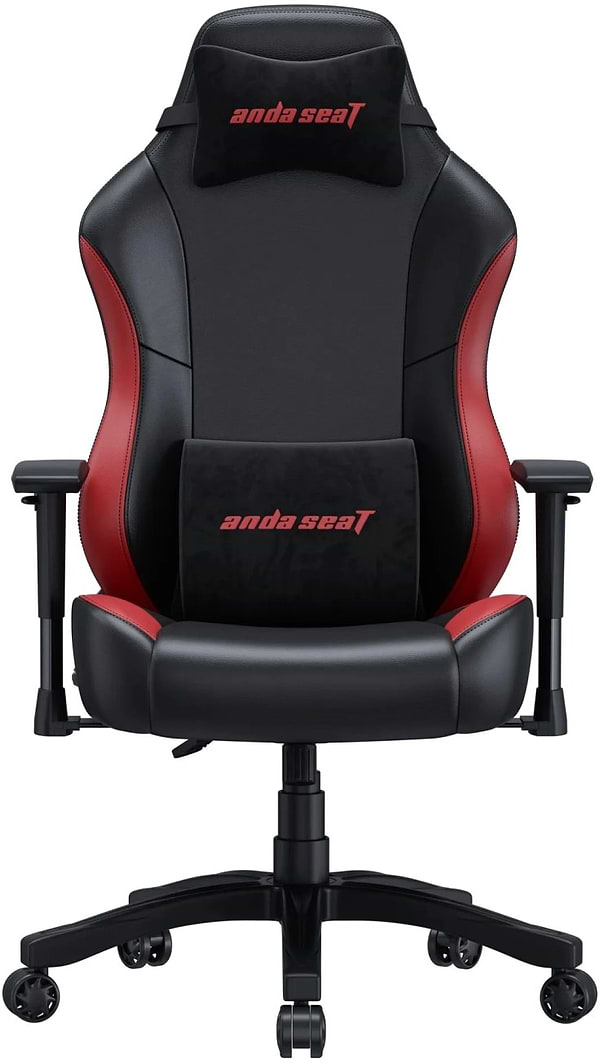 Фото - Крісло для геймерів Anda Seat Luna Size L Black/Red PVC (AD18-48-BR-PV)