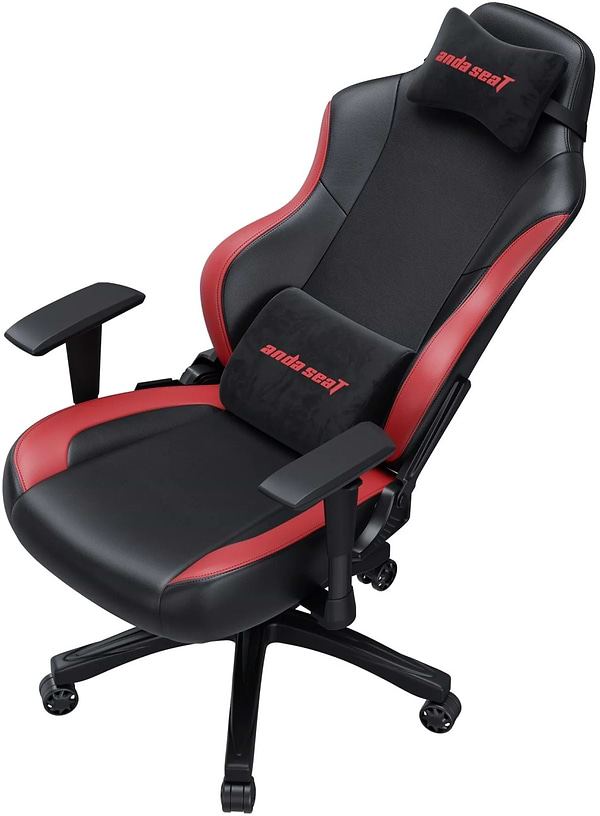 Фото - Крісло для геймерів Anda Seat Luna Size L Black/Red PVC (AD18-48-BR-PV)