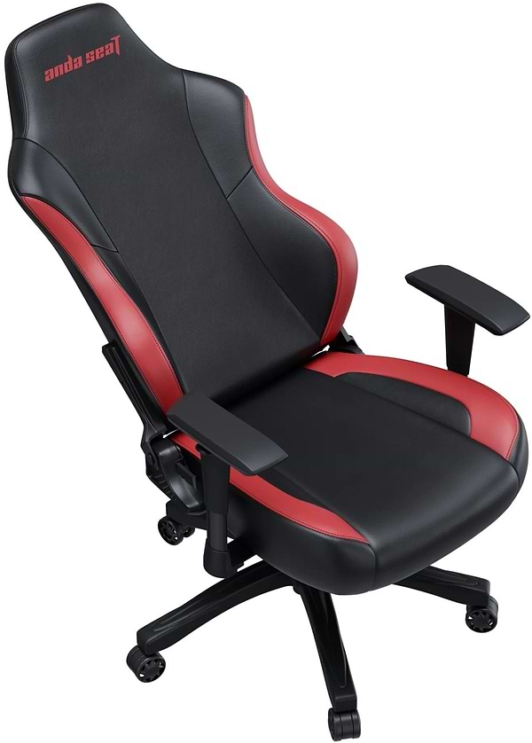 Фото - Крісло для геймерів Anda Seat Luna Size L Black/Red PVC (AD18-48-BR-PV)