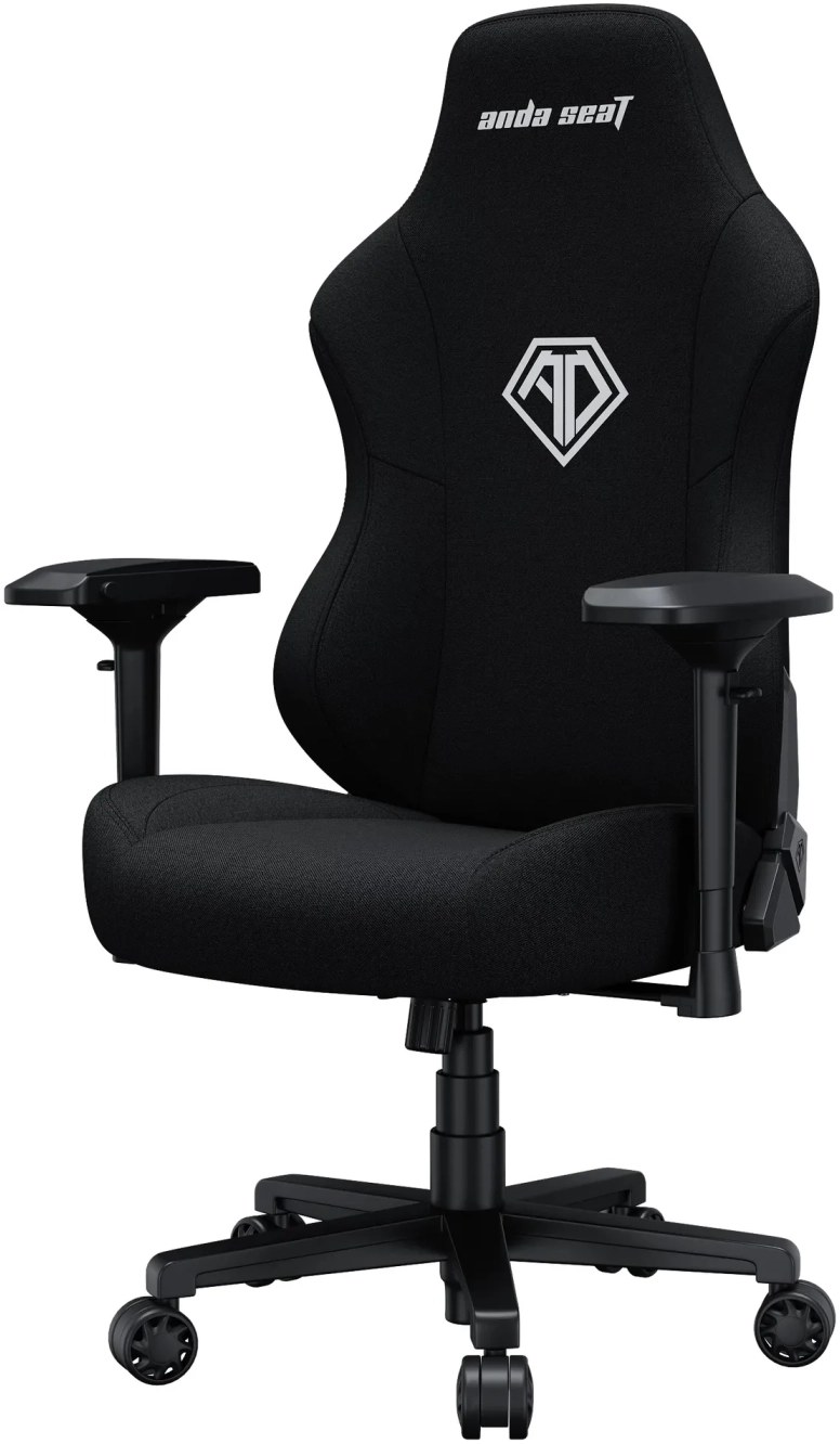 Крісло для геймерів Anda Seat Phantom 3 Pro Size L Black Fabric (AD18YC-06-B-F) - Фото 1