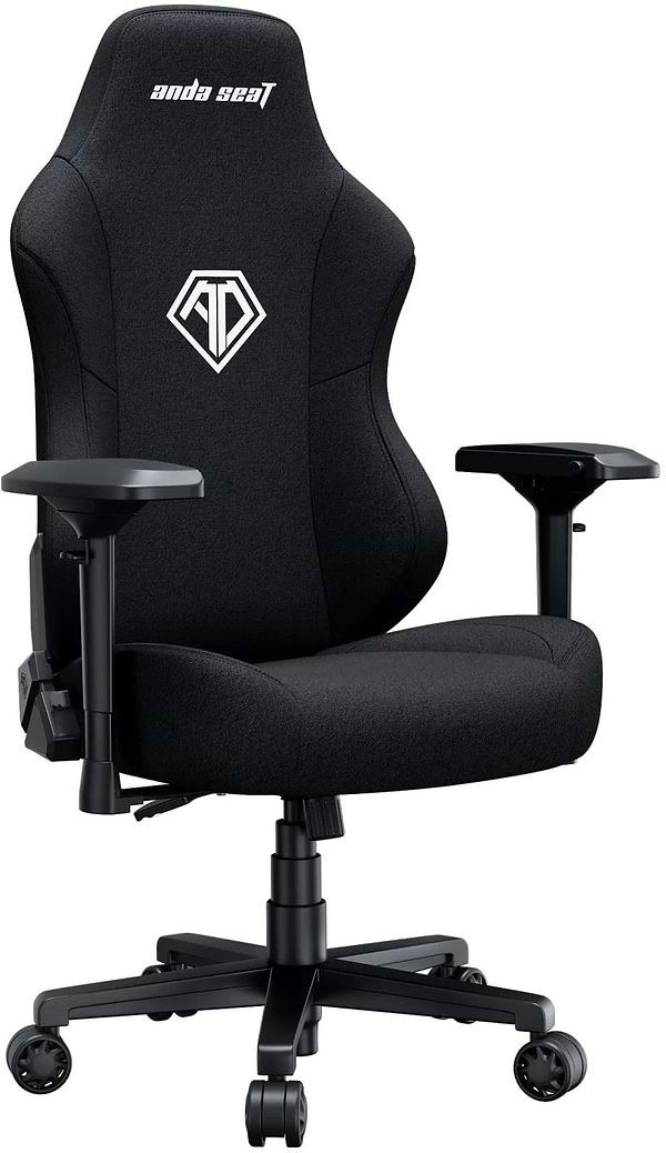 Фото - Кресло для геймеров Anda Seat Phantom 3 Pro Size L Black Fabric (AD18YC-06-B-F)