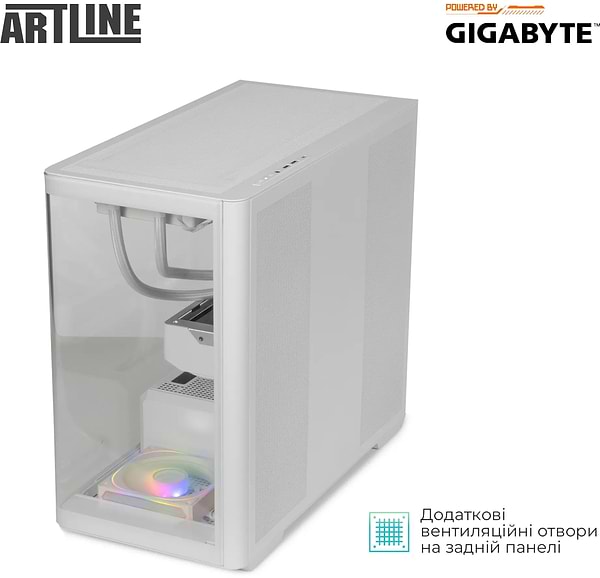 Фото - Системний блок Artline Gaming TANKWHITE (TANKWHITEv50)