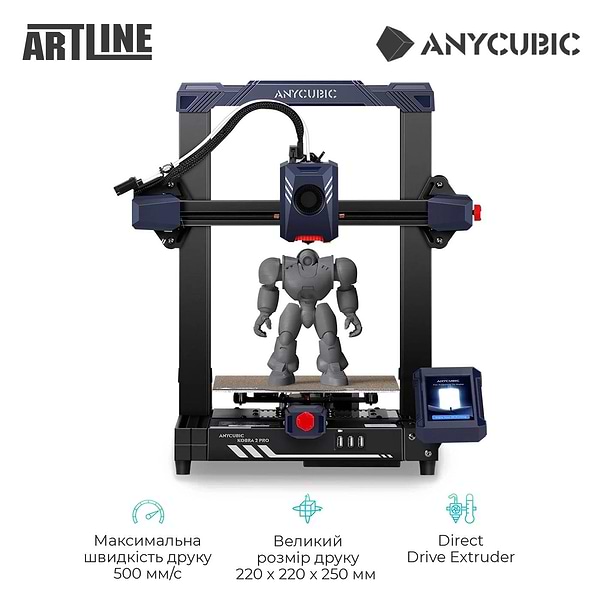 Фото - Уцінка - 3-D принтер Anycubic Kobra 2 Pro (K2RC0BK-Y-O)