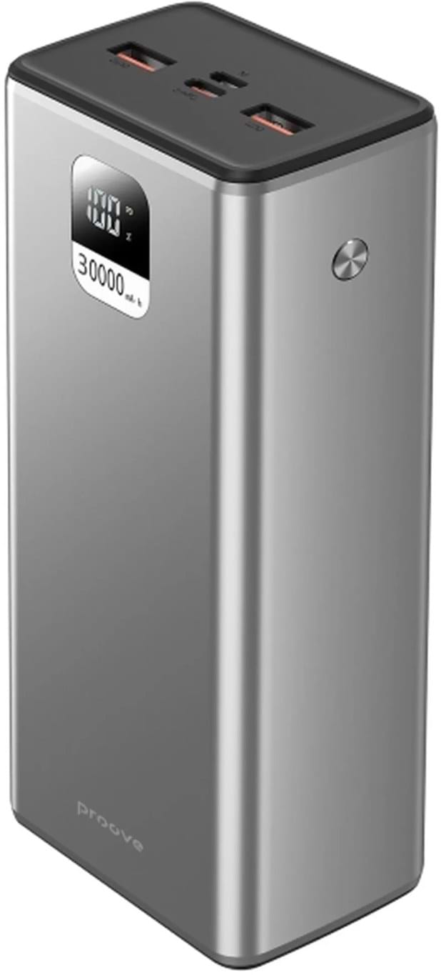 Батарея мобильная Proove Guardian 22.5W 30000mAh metal gray (2001001750053) - Фото 1