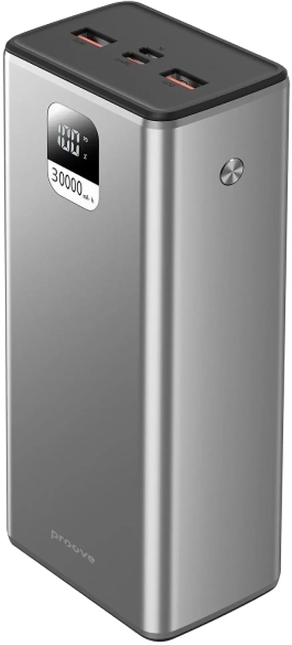 Фото - Батарея мобільна Proove Guardian 22.5W 30000mAh metal gray (2001001750053)