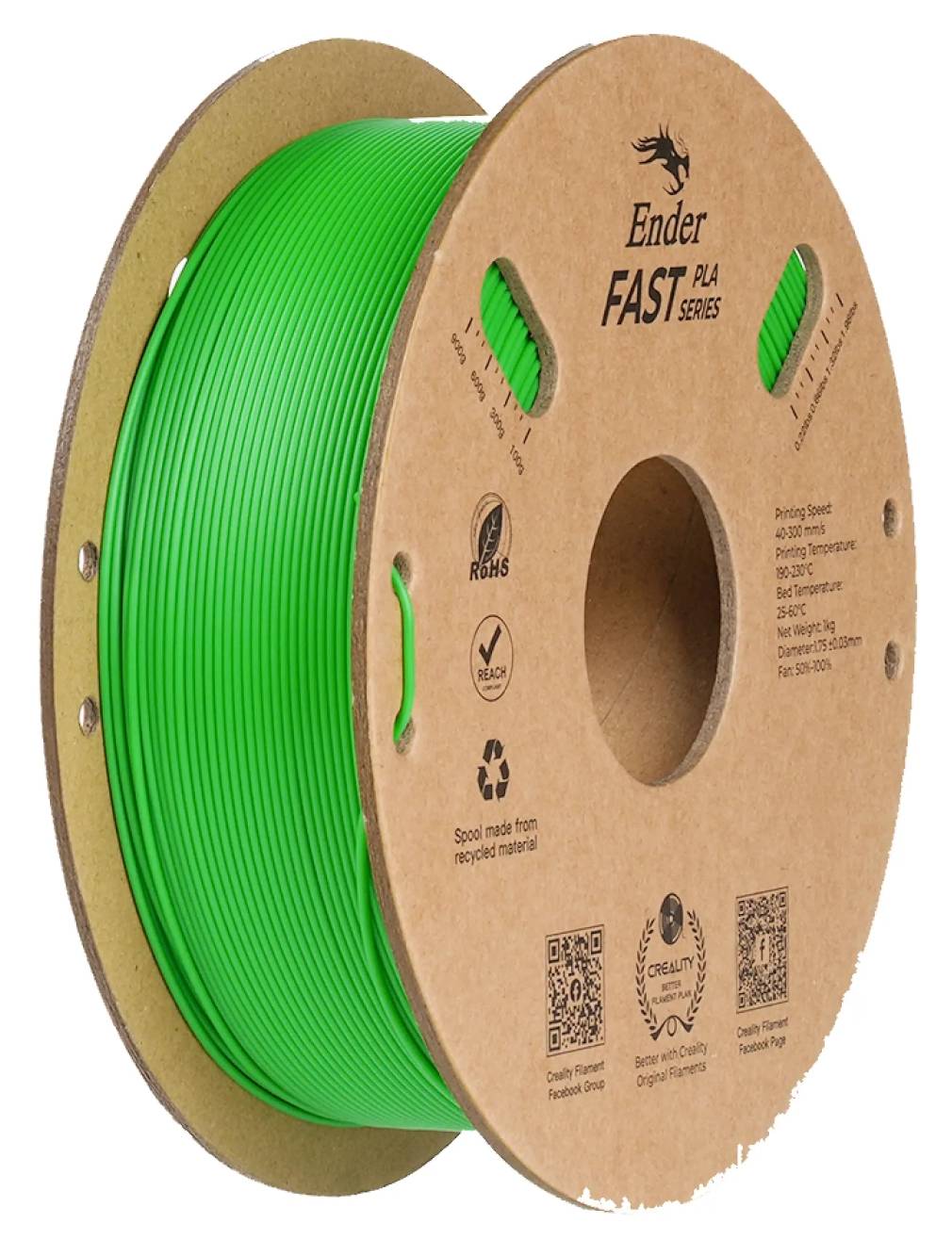 Нитка для PLA-картриджа Creality FFast ilament 1.75 мм (3301010429)
