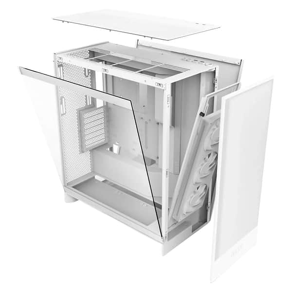 Фото - Корпус NZXT H7 Flow RGB Mid - Tower ATX Case - All White (CM-H72FW-R1)
