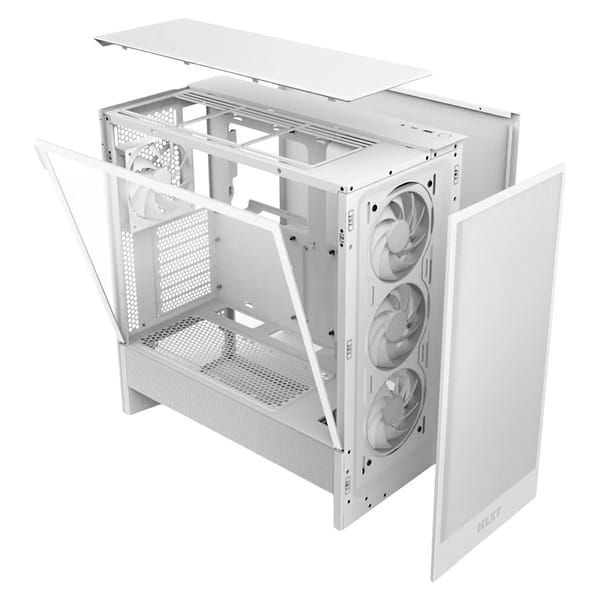 Фото - Корпус NZXT H5 Flow RGB Compact Mid- All White (CC-H52FW-R1)