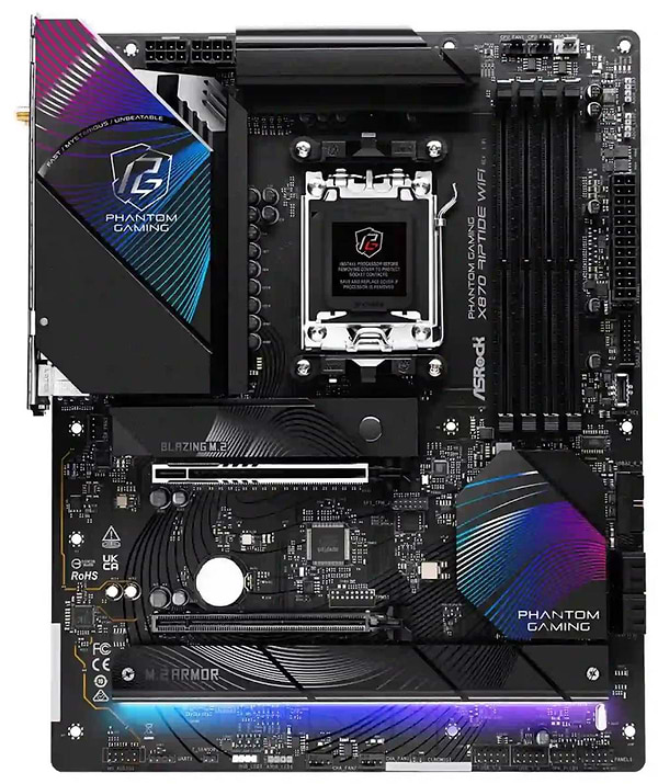 Фото - Материнская плата ASRock X870 RIPTIDE WIFI DDR5