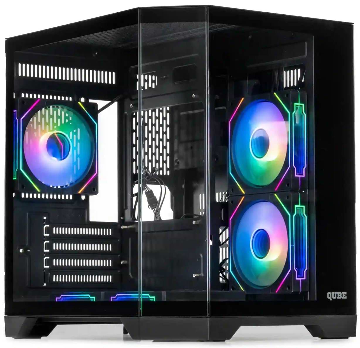 Корпус QUBE CRYSTAL ARGB Black (CRYSTAL_GBNU3)