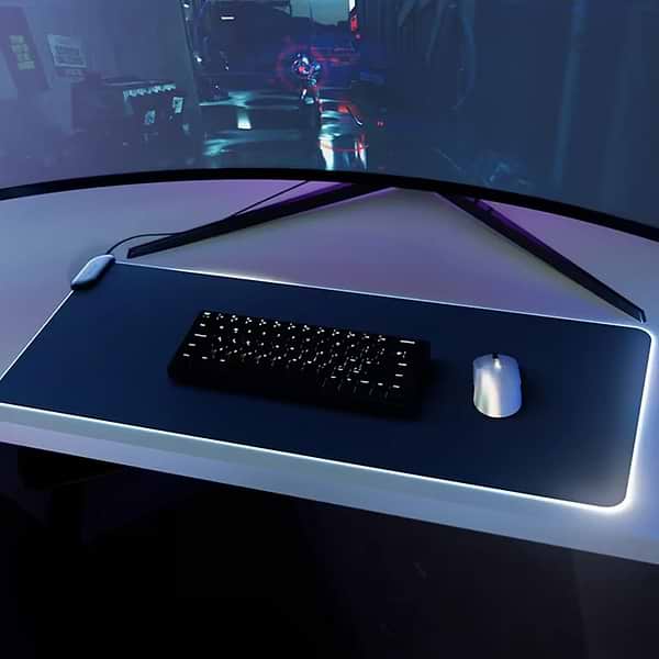 Фото - Килимок для миші  ігровий Hyte CNVS RGB Black (MAT-HYTE-CNVS-B)