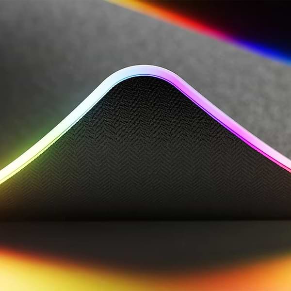 Фото - Килимок для миші  ігровий Hyte CNVS RGB Black (MAT-HYTE-CNVS-B)