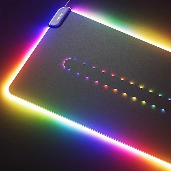 Фото - Килимок для миші  ігровий Hyte CNVS RGB Black (MAT-HYTE-CNVS-B)