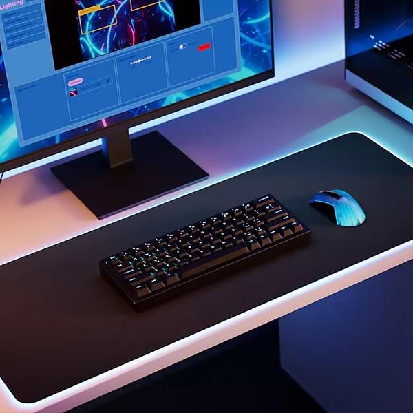 Фото - Килимок для миші  ігровий Hyte CNVS RGB Black (MAT-HYTE-CNVS-B)