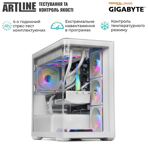 Фото - Системний блок Artline Gaming TANKWHITE (TANKWHITEv62)