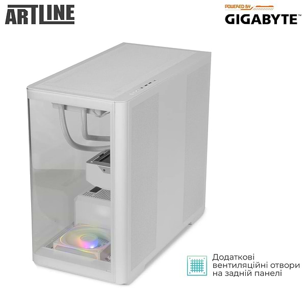 Фото - Системний блок Artline Gaming TANKWHITE (TANKWHITEv62)