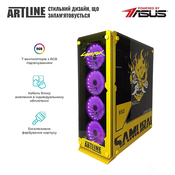 Фото - Системний блок Artline Samurai SAMURAI (SAMURAIv109)