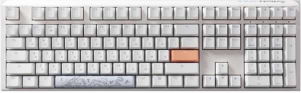 Фото - Клавиатура проводная игровая Ducky One 3 Cherry MX Speed Silver RGB White UA (DKON2108ST-PUAPXPWWWSC1)