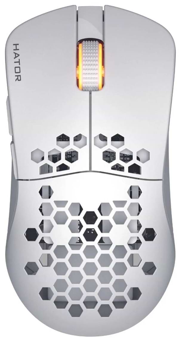 Фото - Миша бездротова ігрова Hator Stellar PRO Wireless White (HTM-551)