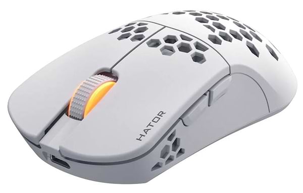 Фото - Миша бездротова ігрова Hator Stellar PRO Wireless White (HTM-551)