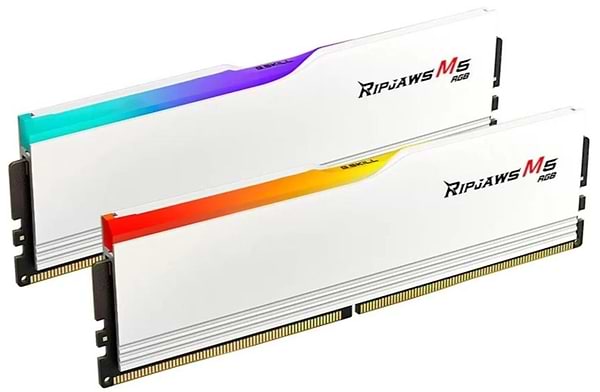 Фото - Память DDR G.Skill Ripjaws M5 RGB White DDR5-6000 32GB (2x16GB) (F5-6000J3636F16GX2-RM5RW)
