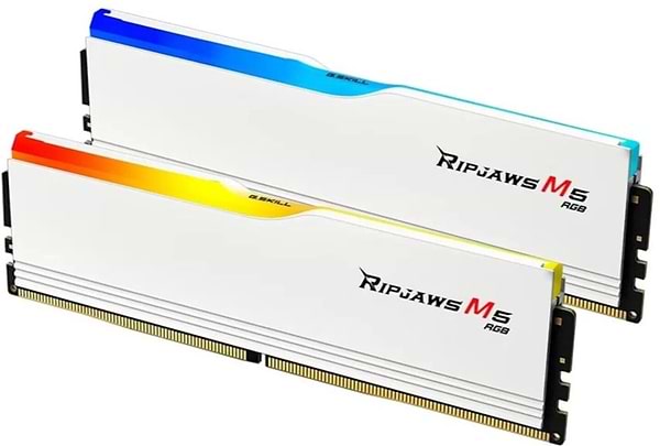 Фото - Память DDR G.Skill Ripjaws M5 RGB White DDR5-6000 32GB (2x16GB) (F5-6000J3636F16GX2-RM5RW)