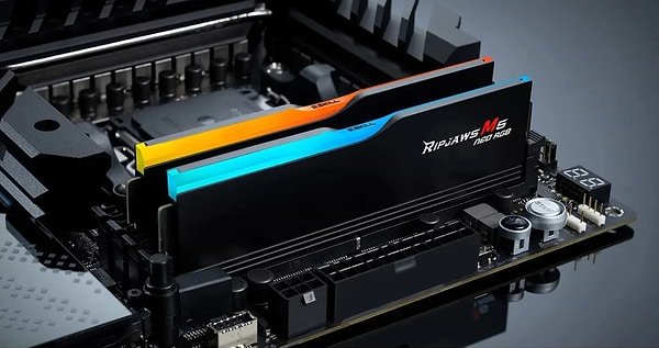 Фото - Память DDR G.Skill Ripjaws M5 Neo RGB Black DDR5-6000 32GB (2x16GB) (F5-6000J3636F16GX2-RM5NRK)