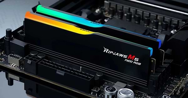 Фото - Память DDR G.Skill Ripjaws M5 Neo RGB Black DDR5-6000 32GB (2x16GB) (F5-6000J3636F16GX2-RM5NRK)