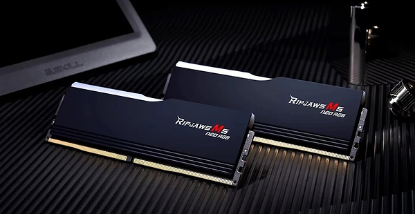 Фото - Память DDR G.Skill Ripjaws M5 Neo RGB Black DDR5-6000 32GB (2x16GB) (F5-6000J3636F16GX2-RM5NRK)