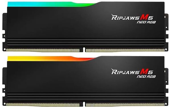 Фото - Память DDR G.Skill Ripjaws M5 Neo RGB Black DDR5-6000 32GB (2x16GB) (F5-6000J3636F16GX2-RM5NRK)