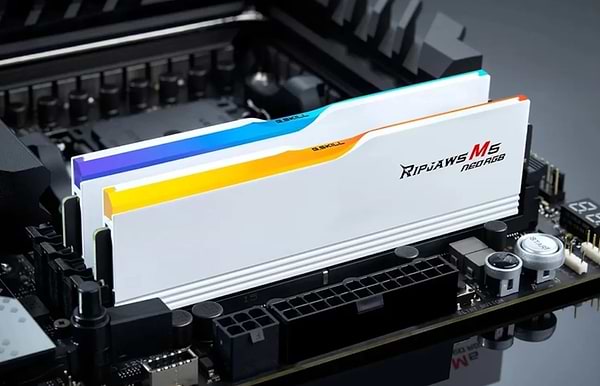 Фото - Память DDR G.Skill Ripjaws M5 Neo RGB White DDR5-6400 32GB (2x16GB) (F5-6400J3240G16GX2-RM5NRW)
