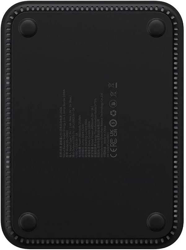 Фото - Пускозарядний пристрій Baseus Super Energy 2-in-1 Jump Starter 1000А Black + Автокомпресор (CGCN000001)