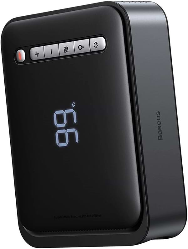 Фото - Пускозарядний пристрій Baseus Super Energy 2-in-1 Jump Starter 1000А Black + Автокомпресор (CGCN000001)