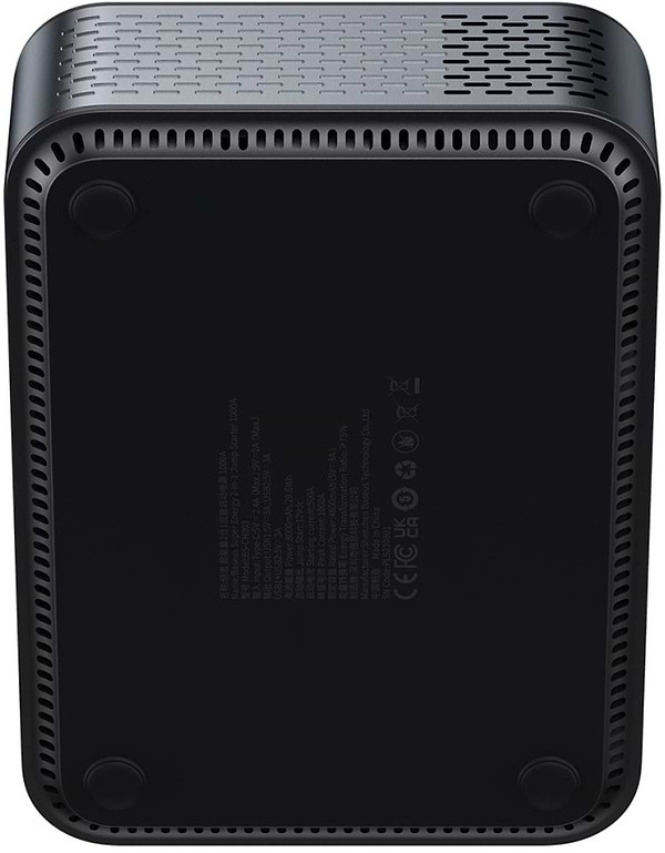 Фото - Пускозарядний пристрій Baseus Super Energy 2-in-1 Jump Starter 1000А Black + Автокомпресор (CGCN000001)