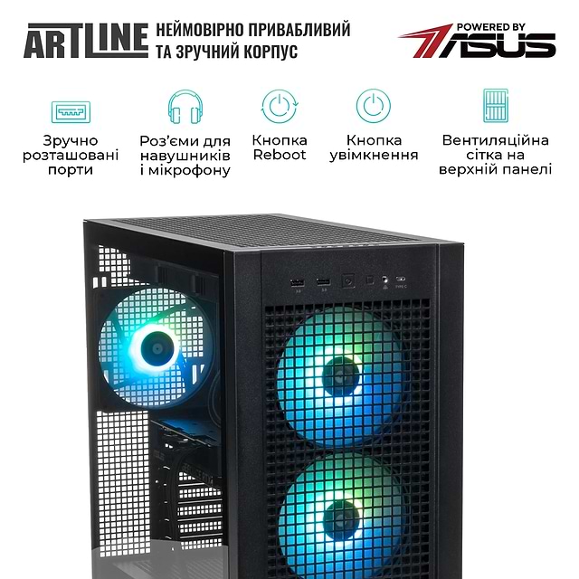 Фото - Системный блок Artline Overlord GT302 Windows 11 Pro (GT302v16Win)