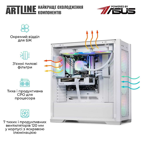 Фото - Системний блок Artline Overlord GT302 Windows 11 Pro (GT302v17Winw)