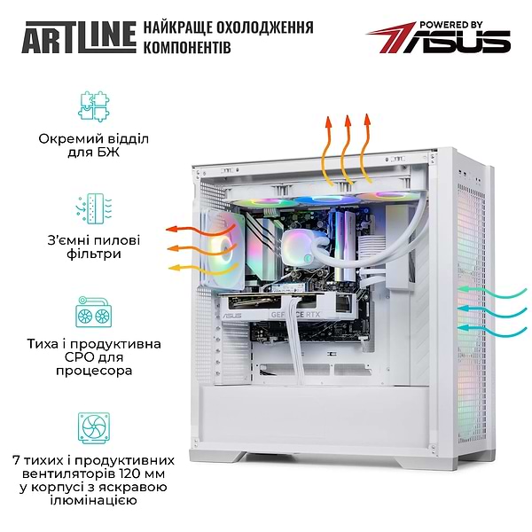 Фото - Системний блок Artline Overlord GT302 (GT302v18w)