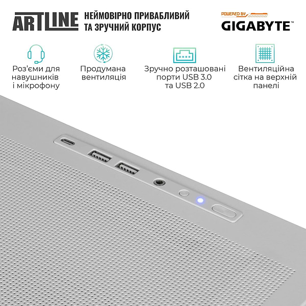 Фото - Системний блок Artline Gaming TANKWHITE Windows 11 Home (TANKWHITEv68Win)