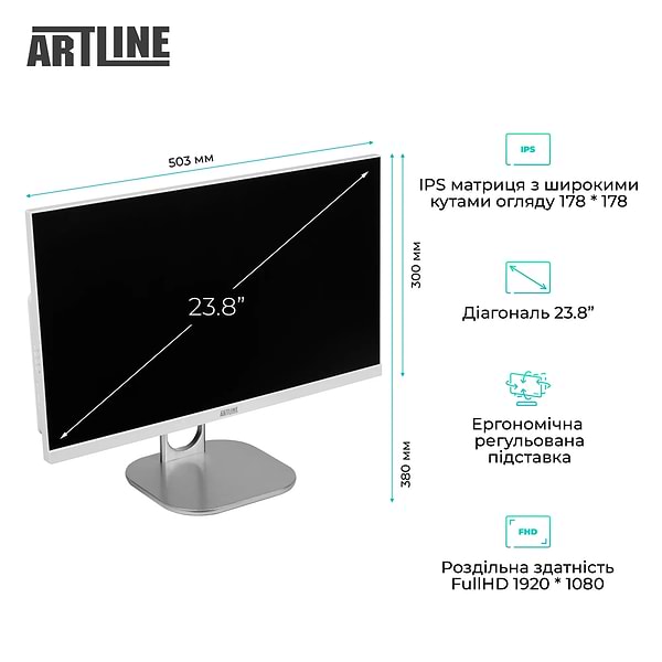 Фото - Компьютер-моноблок Artline Business M61 (M61v33Win)