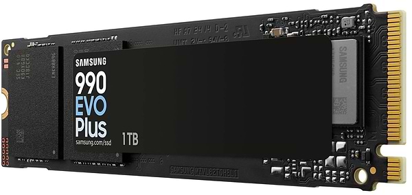 Фото - SSD-накопитель внутренний Samsung 990 EVO Plus 1TB M.2 NVMe TLC PCIe 5.0 (MZ-V9S1T0BW)