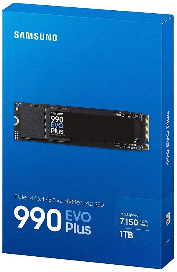Фото - SSD-накопитель внутренний Samsung 990 EVO Plus 1TB M.2 NVMe TLC PCIe 5.0 (MZ-V9S1T0BW)