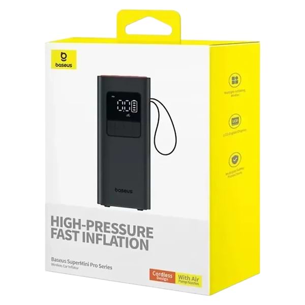 Фото - Автокомпресор Baseus Super Mini Pro Series Wireless Car Inflator (C11159300111-00)