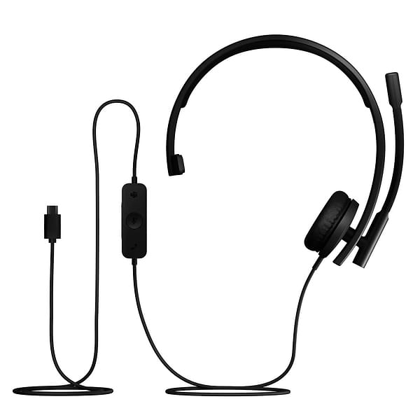 Фото - Гарнитура проводная Logitech H570e Corded Mono USB Headset BLACK EMEA28-935 (981-001427)