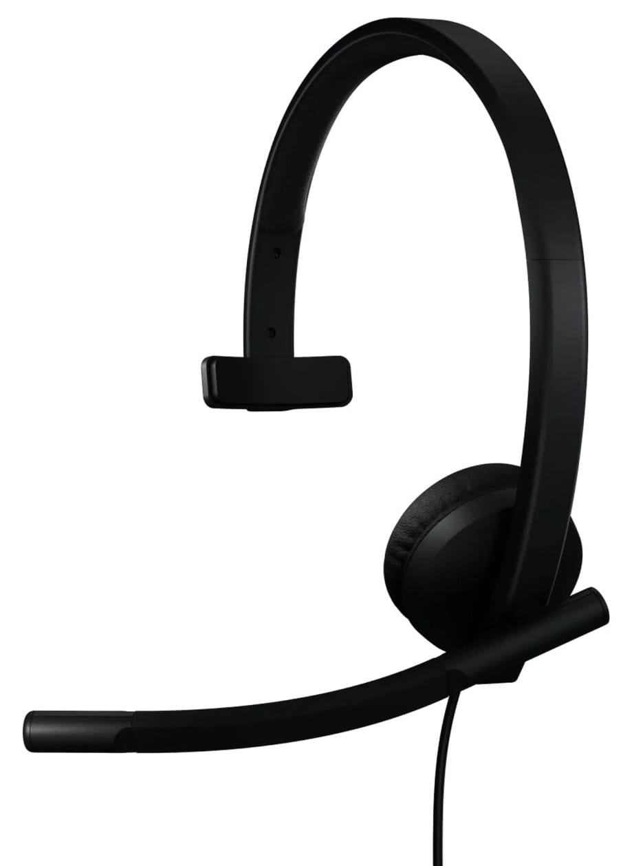 Гарнітура дротова Logitech H570e Corded Mono USB Headset BLACK EMEA28-935 (981-001427) - Фото 1