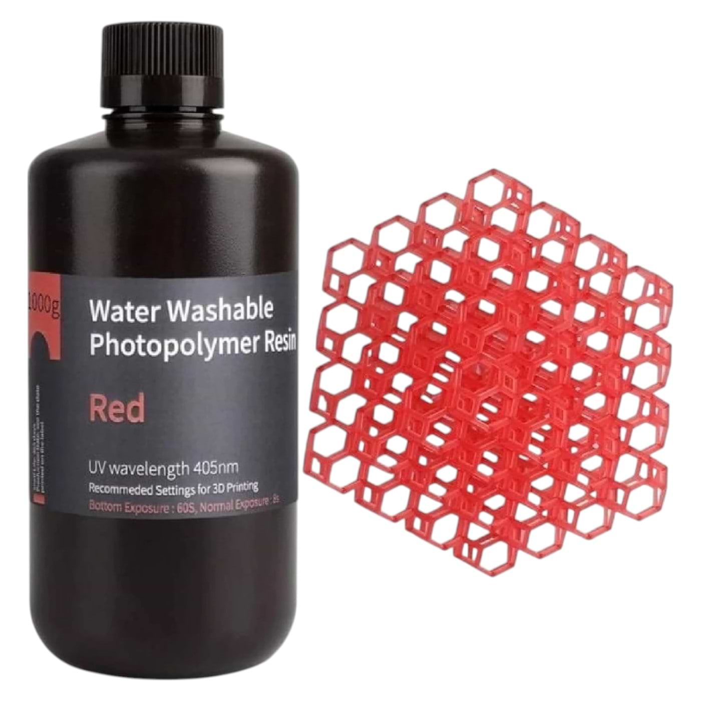 Гумовий фотополімер Elegoo Water Washable Resin 1кг (50.103.0002)