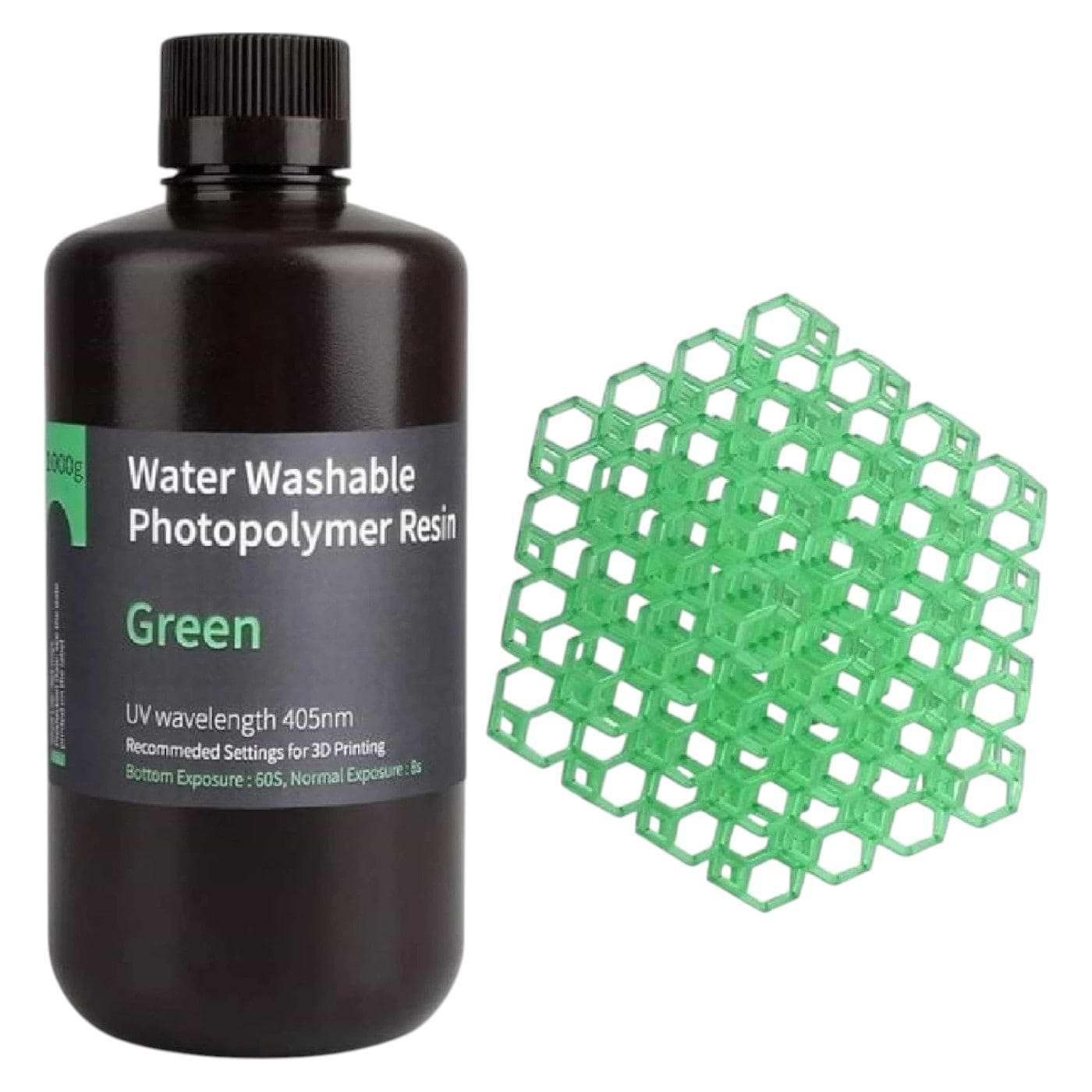 Гумовий фотополімер Elegoo Water Washable Resin 1кг (50.103.0004)