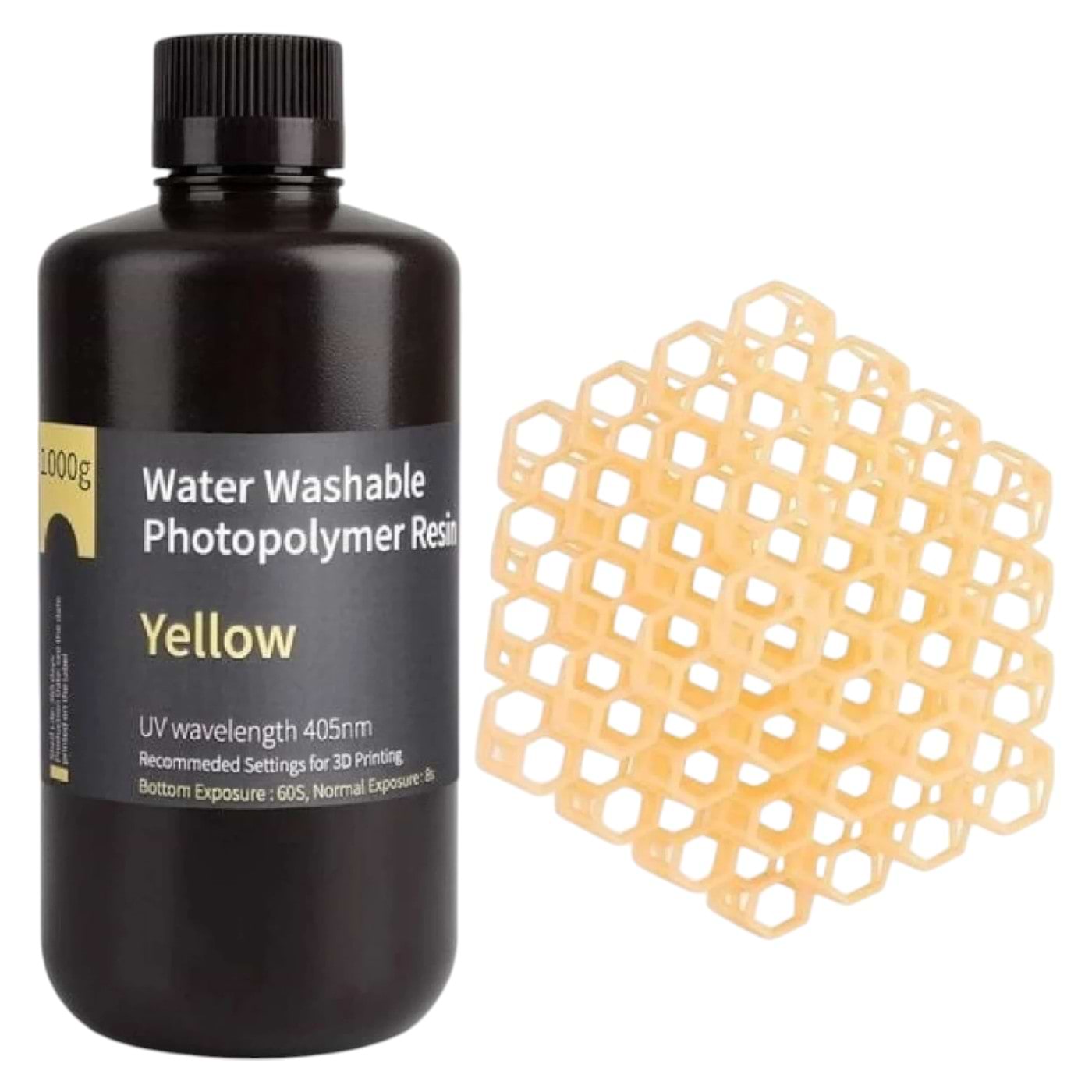 Гумовий фотополімер Elegoo Water Washable Resin 1кг (50.103.0012)