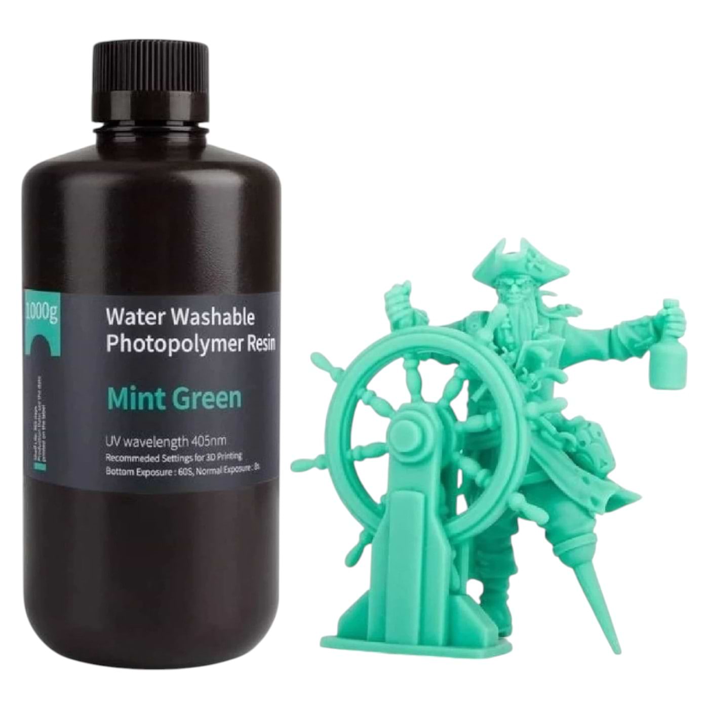 Гумовий фотополімер Elegoo Water Washable Resin 1кг (50.103.0020)