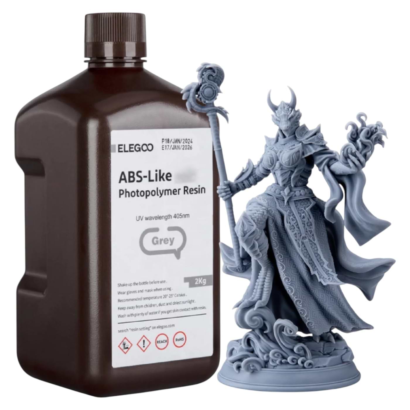 Гумовий фотополімер Elegoo ABS-like 2кг (50.103.0262)