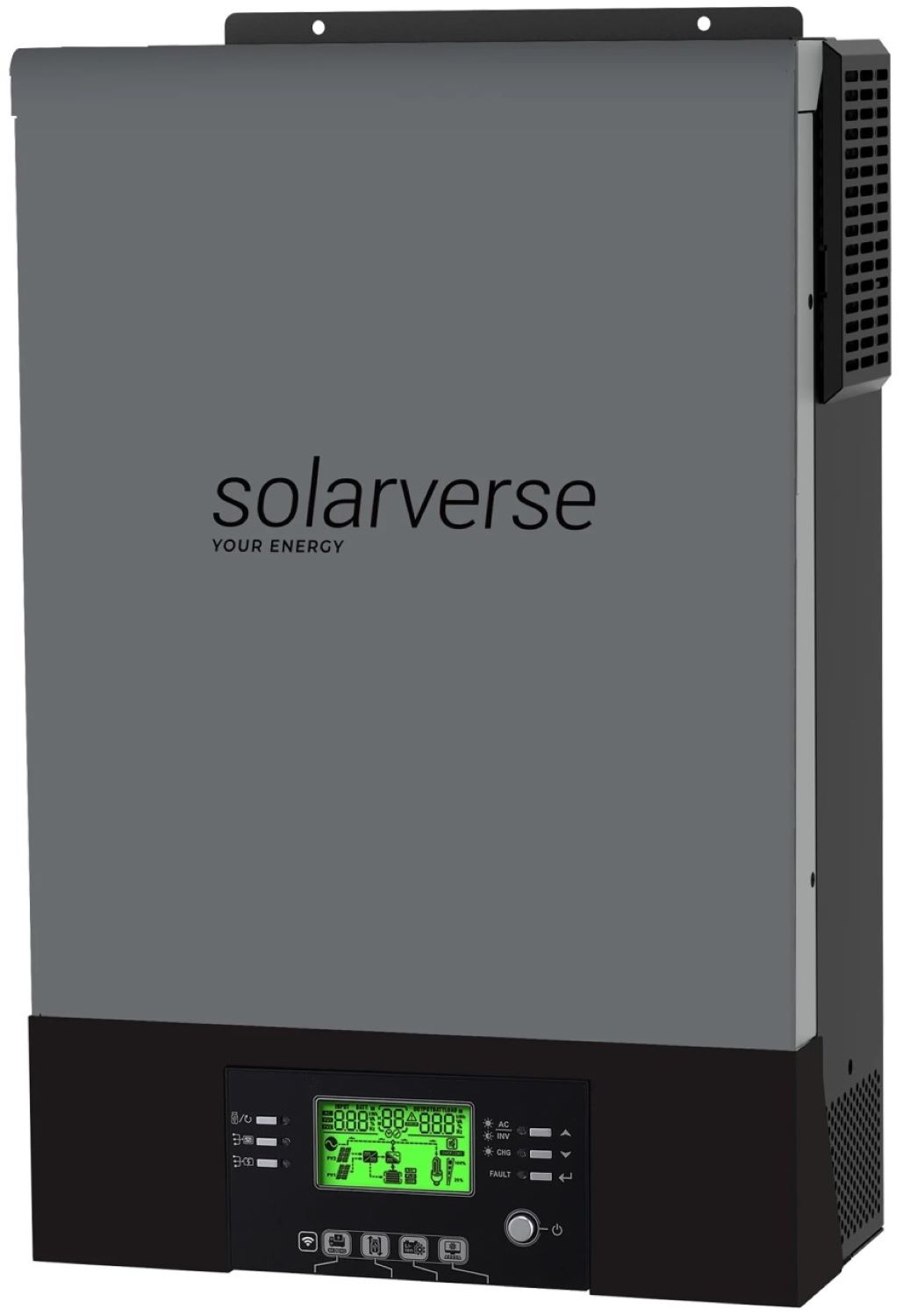 Инвертор гибридный солнечный Solarverse Flash (1ф, 6kW, 48V) (SV6048FH)